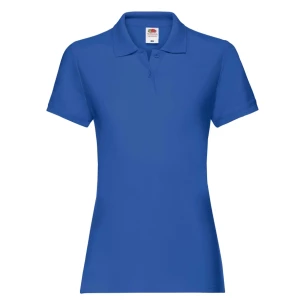 Sieviešu Polo krekliņš Fruit Of The Loom Premium - Zils