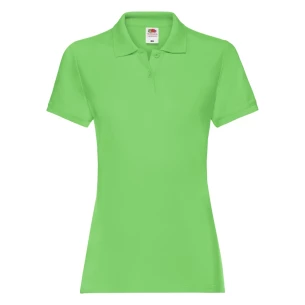 Sieviešu Polo krekliņš Fruit Of The Loom Premium - Laima zaļš