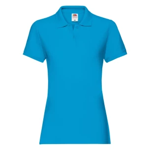 Sieviešu Polo krekliņš Fruit Of The Loom Premium - Gaiši zils