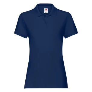 Sieviešu Polo krekliņš Fruit Of The Loom Premium - Tumši zils