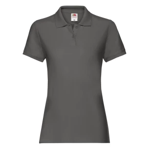 Sieviešu Polo krekliņš Fruit Of The Loom Premium - Graphite