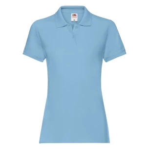 Sieviešu Polo krekliņš Fruit Of The Loom Premium - Zils