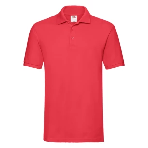 Fruit Of The Loom Polo krekliņš Premium - Sarkans