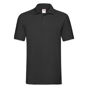 Fruit Of The Loom Premium Polo krekliņš - melns
