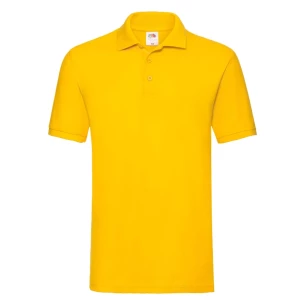 Fruit Of The Loom Premium Polo krekliņš - Tumši dzeltens
