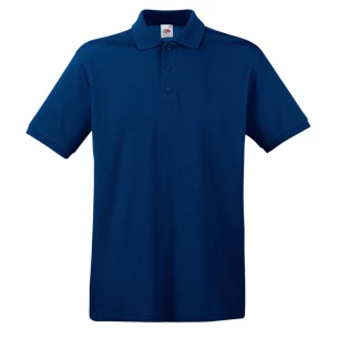 Fruit Of The Loom Polo krekliņš Premium - Zils