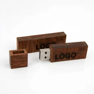 Wood 32Gb zibatmiņas disks - bēšs