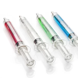 Šļirču pildspalva - zila